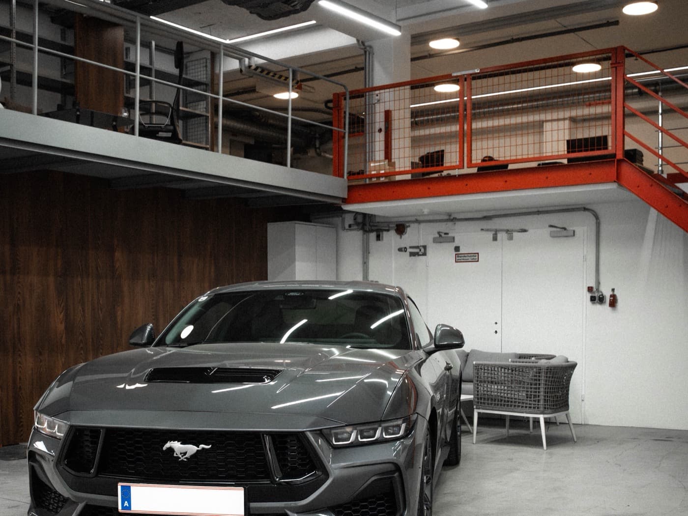 Mustang in der Car4Life Halle