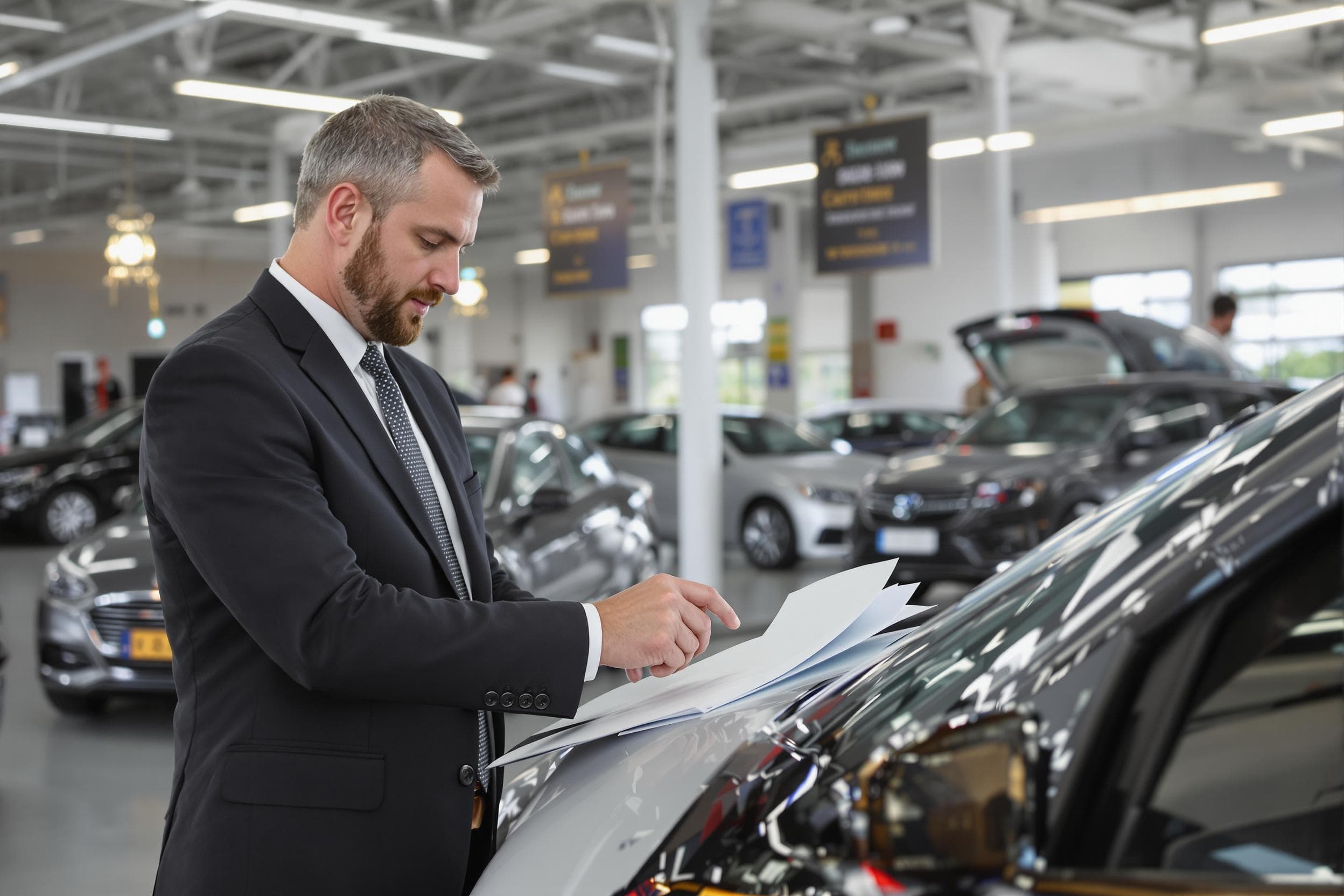 Vorteile des Autoankaufs bei einem Händler: Ein professioneller Händler verspricht Gewährleistung.